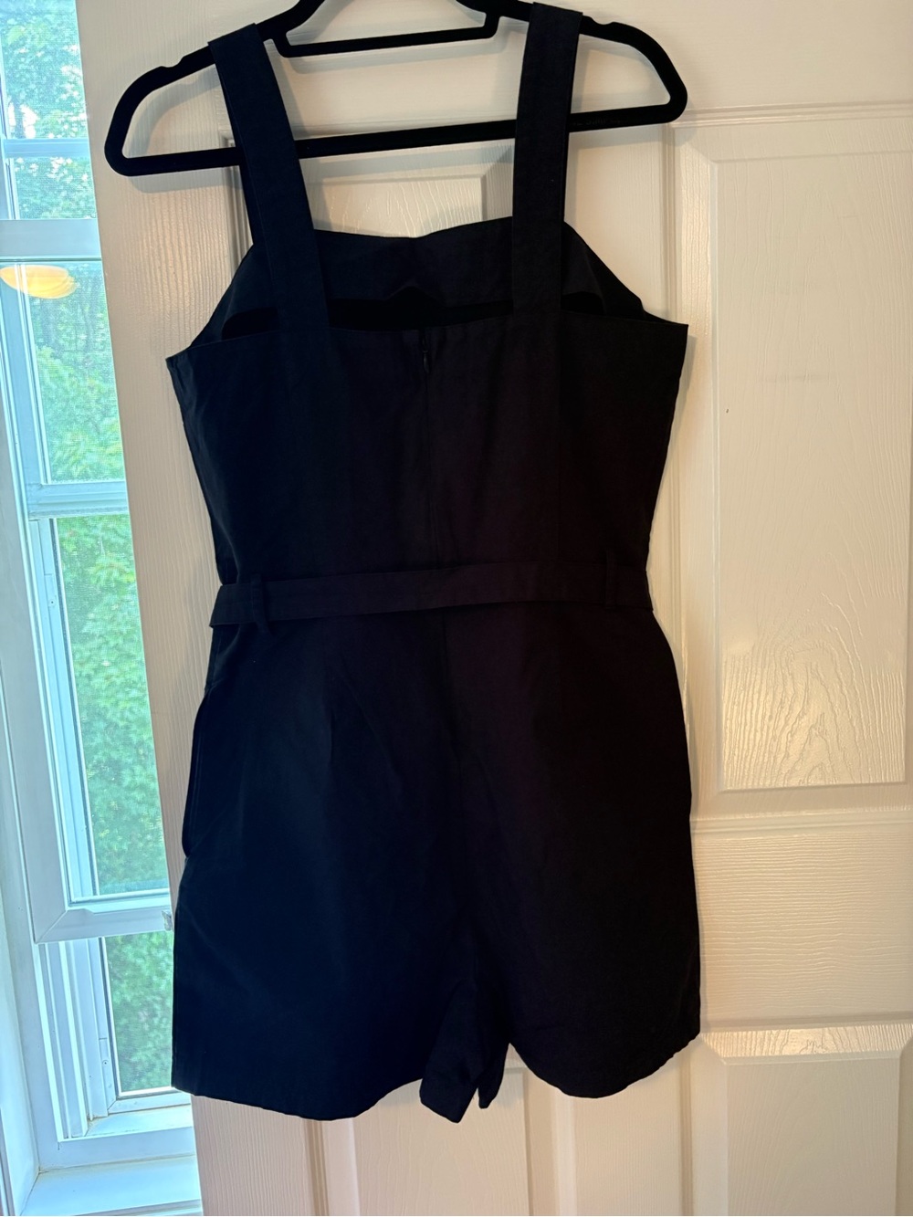 United By Blue Black Sleeveless Tie-Waist Romper - Picture 4 of 5
